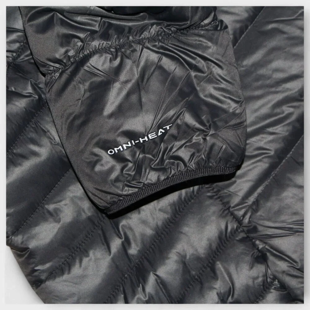 Columbia Autumn Park Down MID Omni Heat woman black jacket Plus Size - Picture 8 of 12